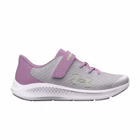 Under Armour Pursuit 3 AC PS 'Big Logo - Halo Grey Fresh Orchid'