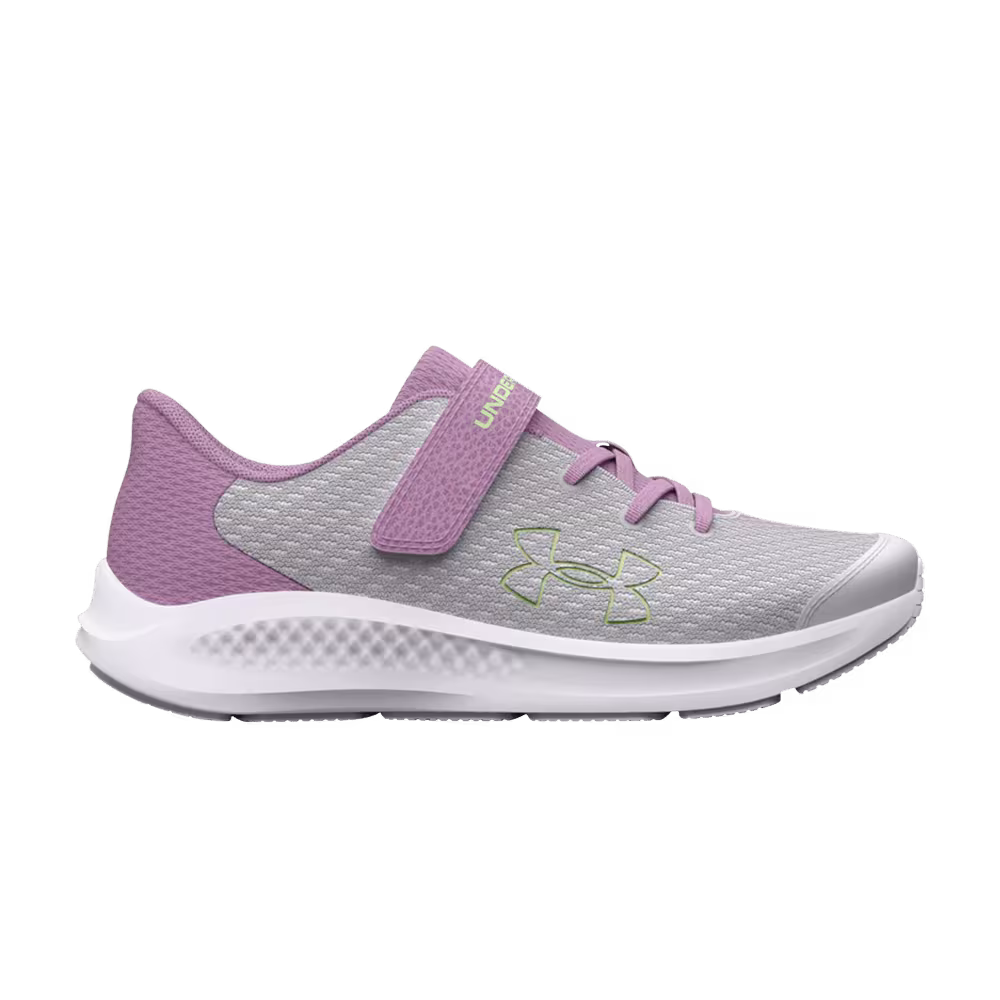 Under Armour Pursuit 3 AC PS Big Logo - Halo Grey Fresh Orchid