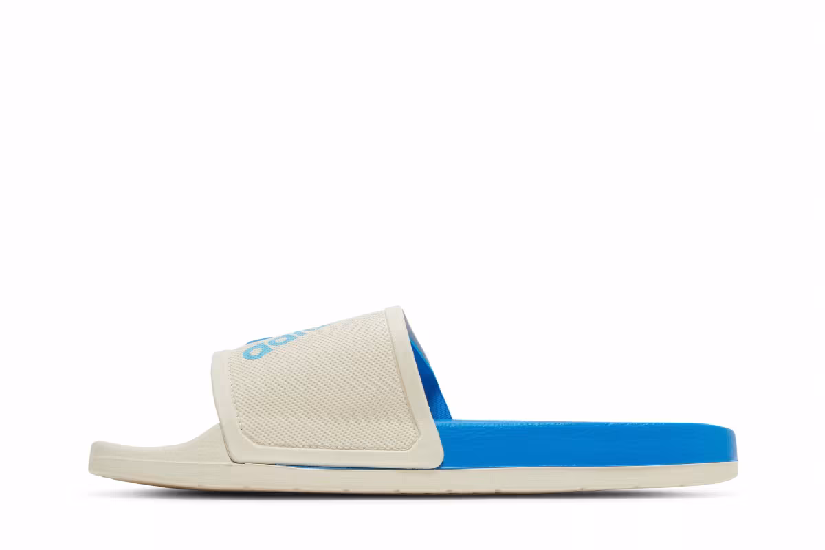 Adidas Adilette TND Slides White Blue Rush, view 4