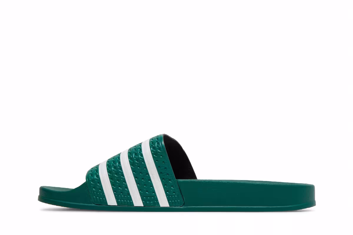 Adidas Adilette Slide Collegiate Green, view 4