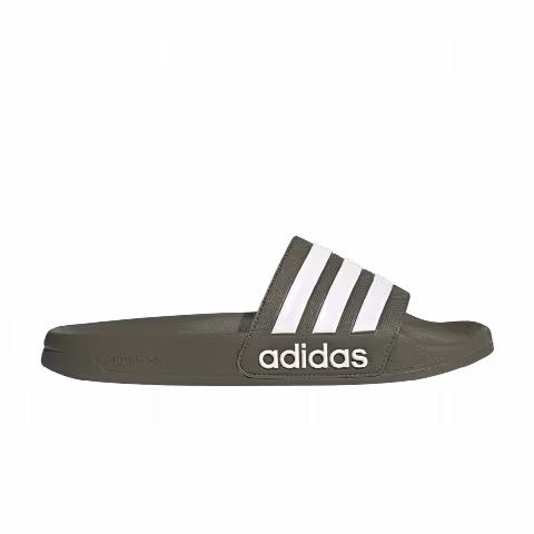 Adidas Adilette Shower Slide 'Olive Strata White'