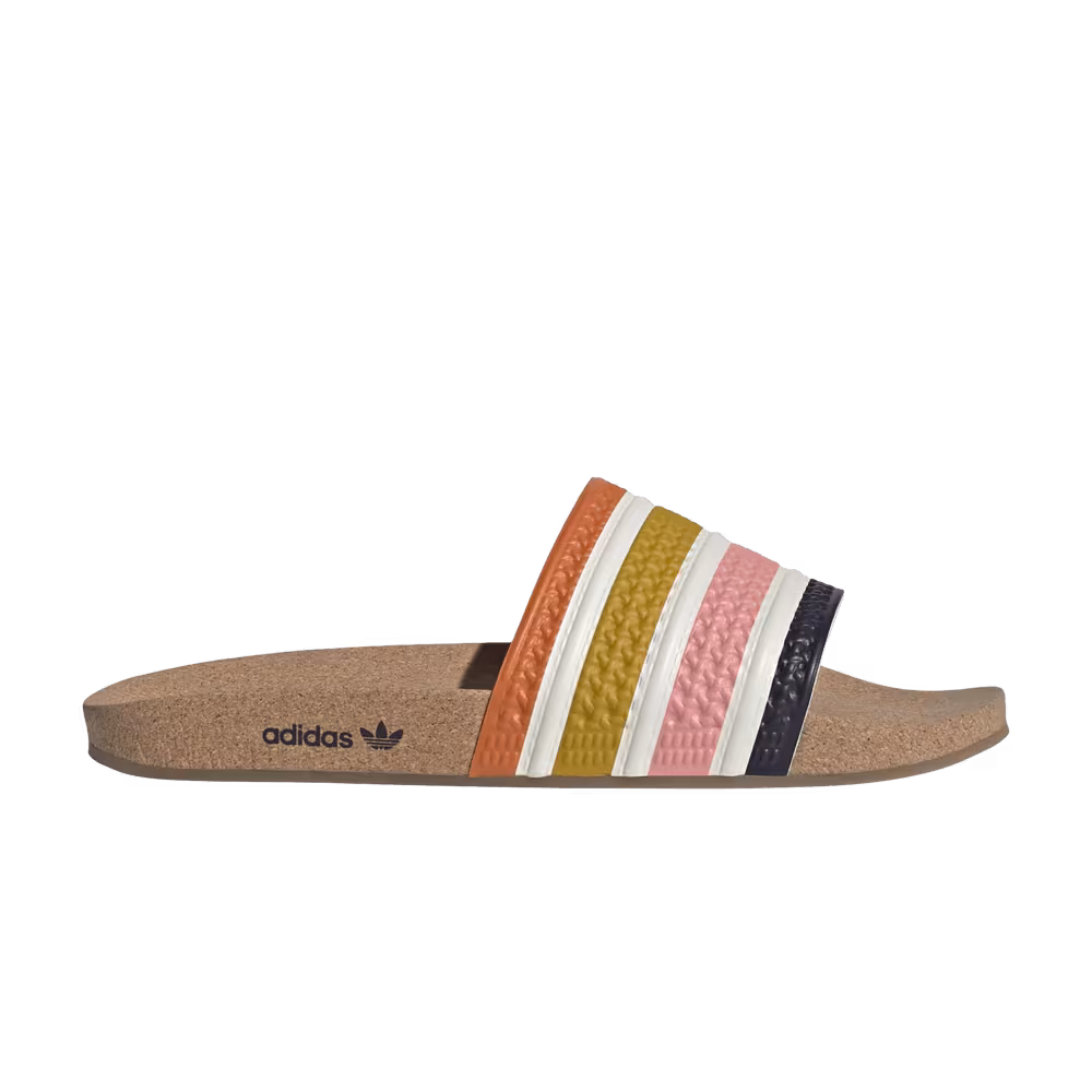 Adidas Adilette Slide Cork - Legend Ink Orange
