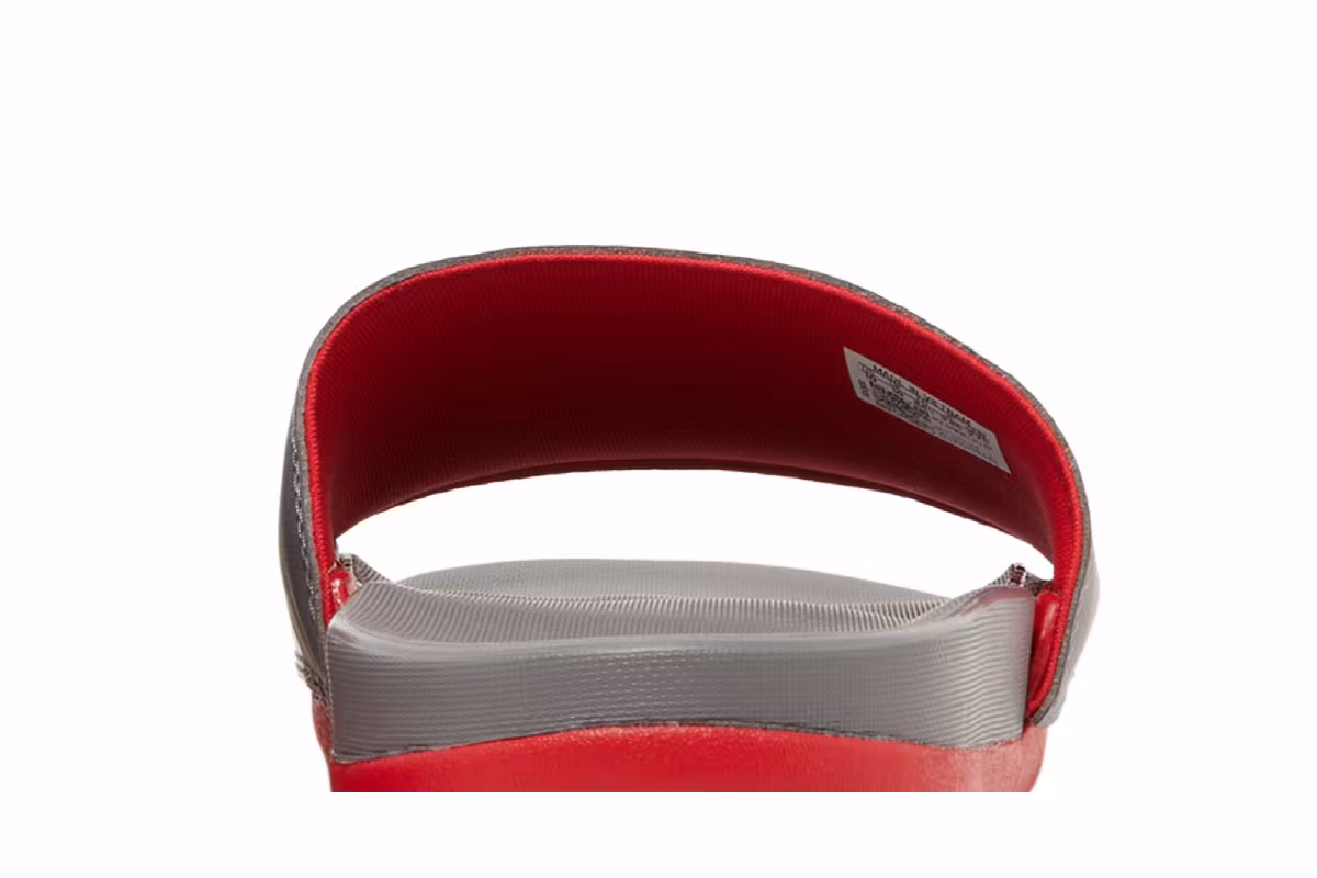 Adidas Adilette Comfort Slide Vivid Red Grey, view 8
