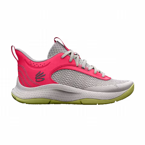 Under Armour Curry 3Z6 GS 'Grey Mist Pink Shock'