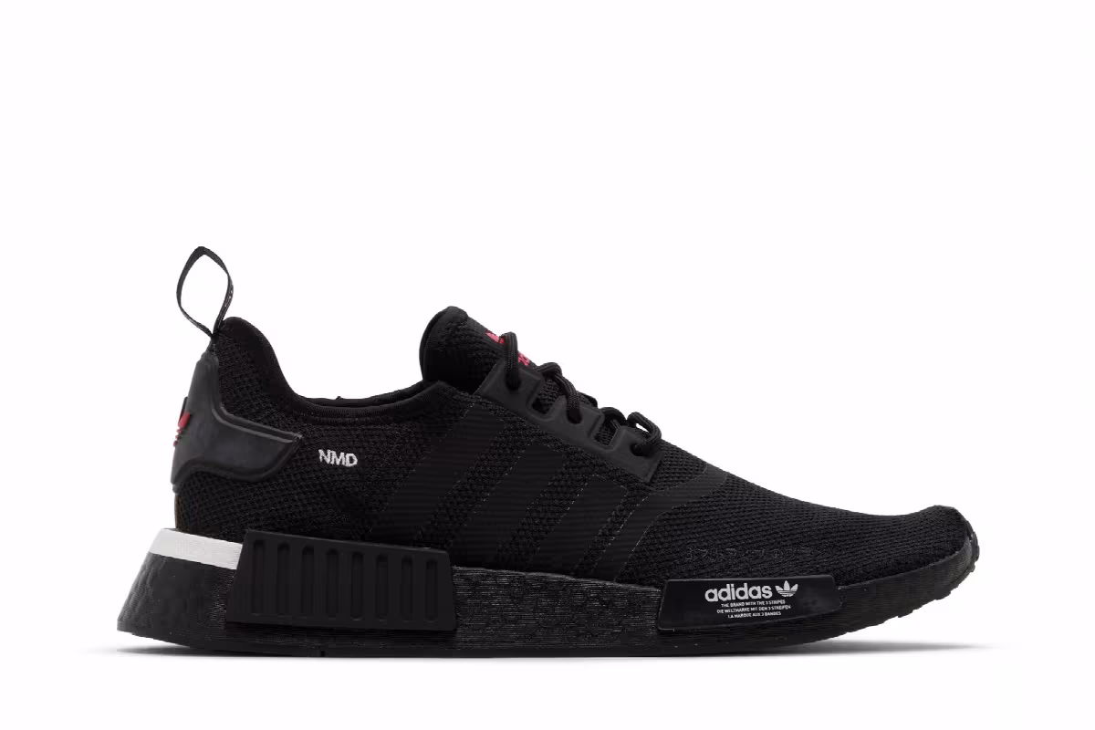 adidas NMD_R1 Black Scarlet, view 2