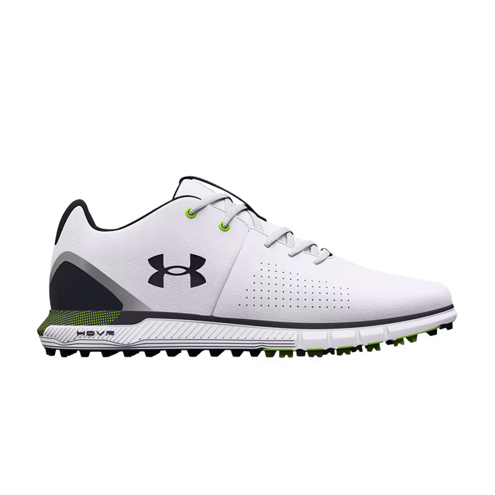 Under Armour HOVR Fade 2 Spikeless Golf White Black Lime