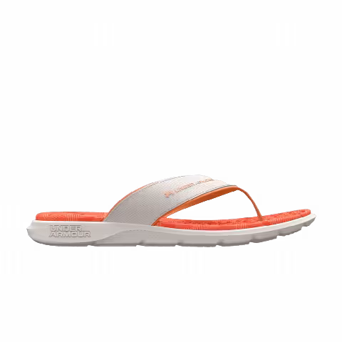 Under Armour Wmns Ignite Pro Marbella Graphic Sandal 'White Orange Tropic'