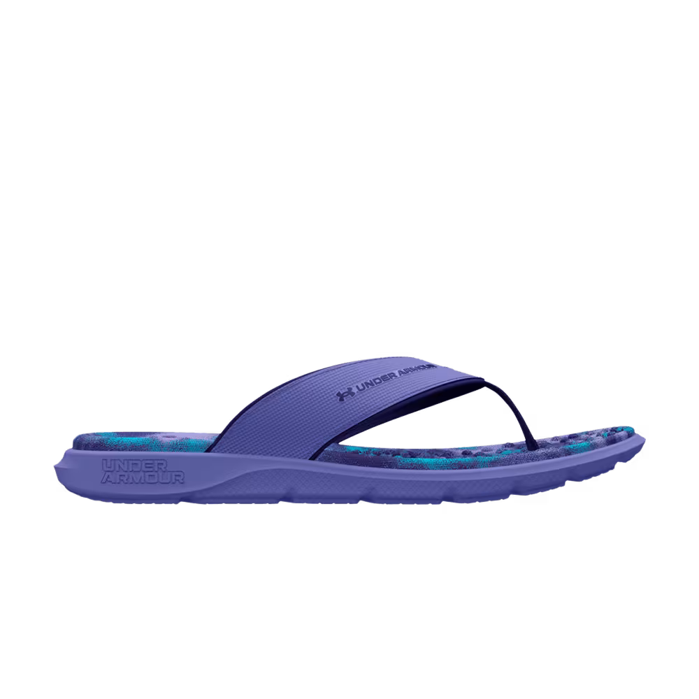 Under Armour Ignite Pro Marbella Graphic Sandal GS Baja Blue Camo
