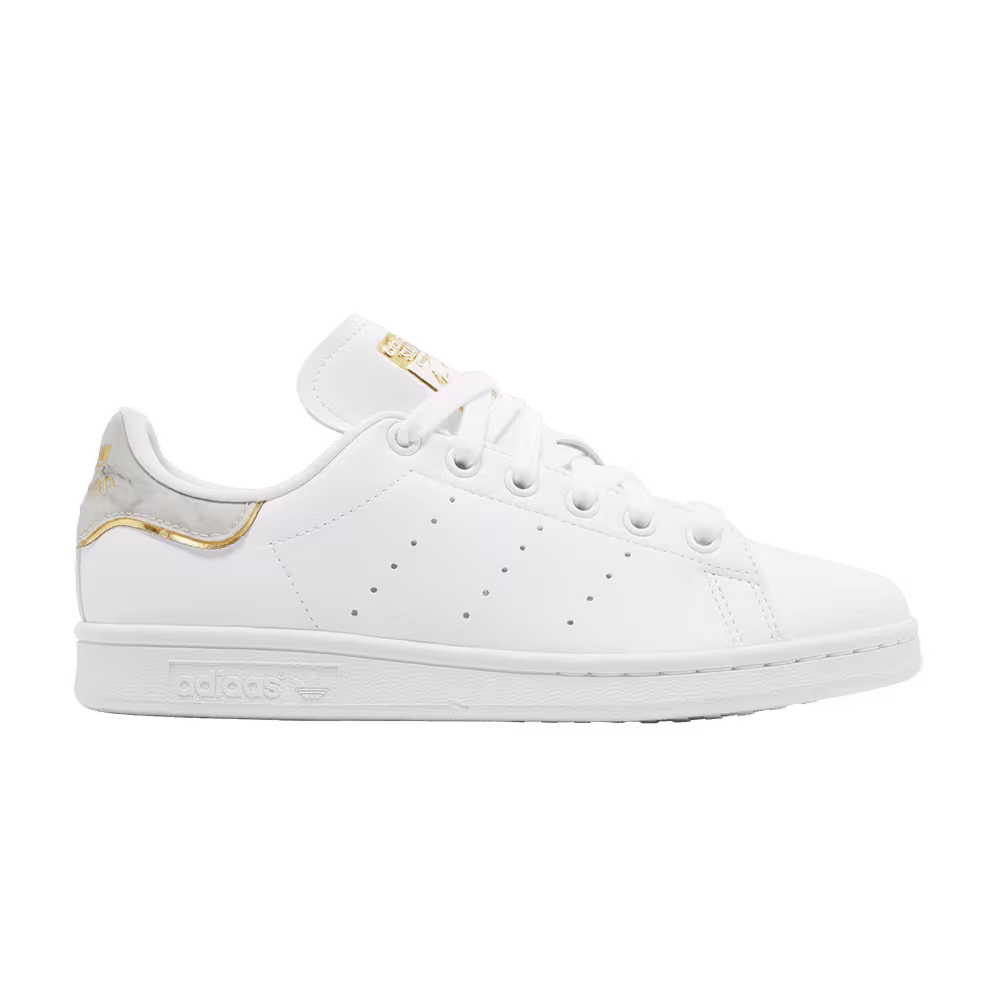 Adidas Women's Stan Smith White Gold Metallic