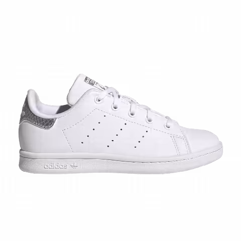 Adidas Stan Smith Little Kid 'White Silver Metallic'
