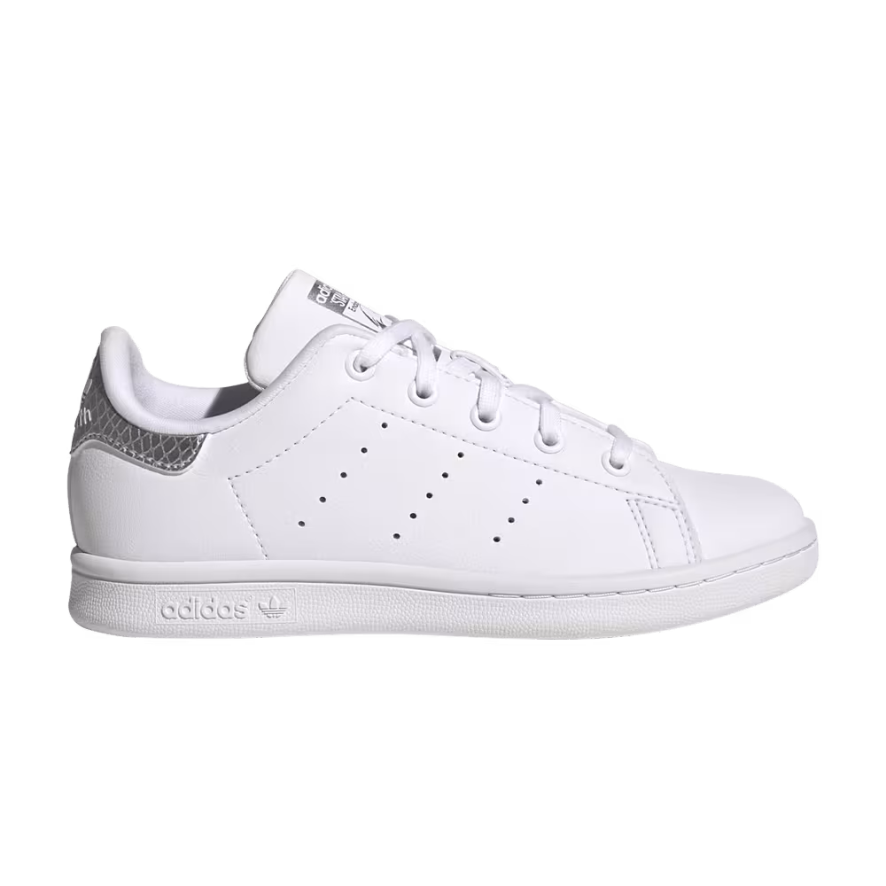 Adidas Stan Smith Little Kid White Silver Metallic