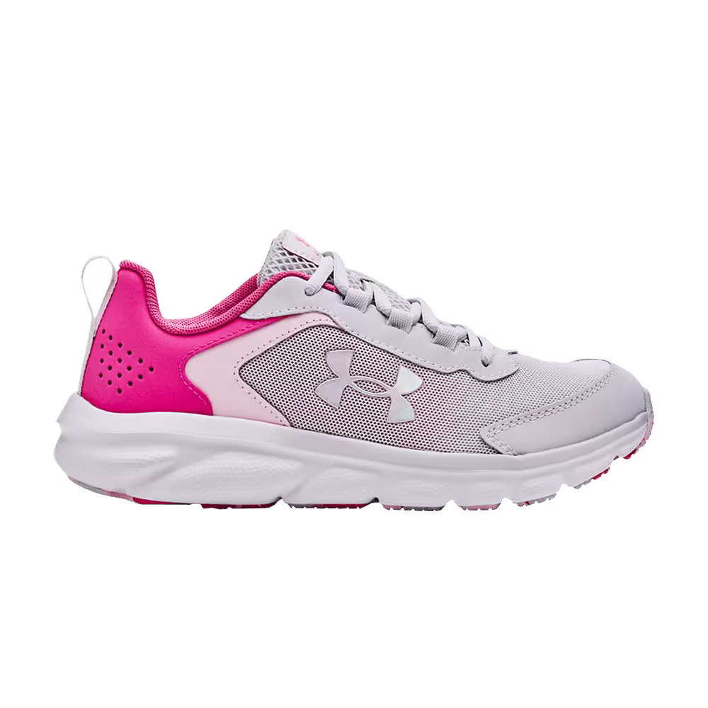 Under Armour Assert 9 GS Halo Grey Rebel Pink