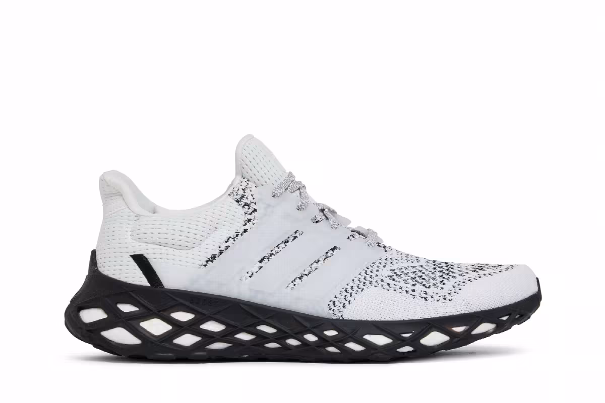 Adidas UltraBoost Web DNA White Black, view 2