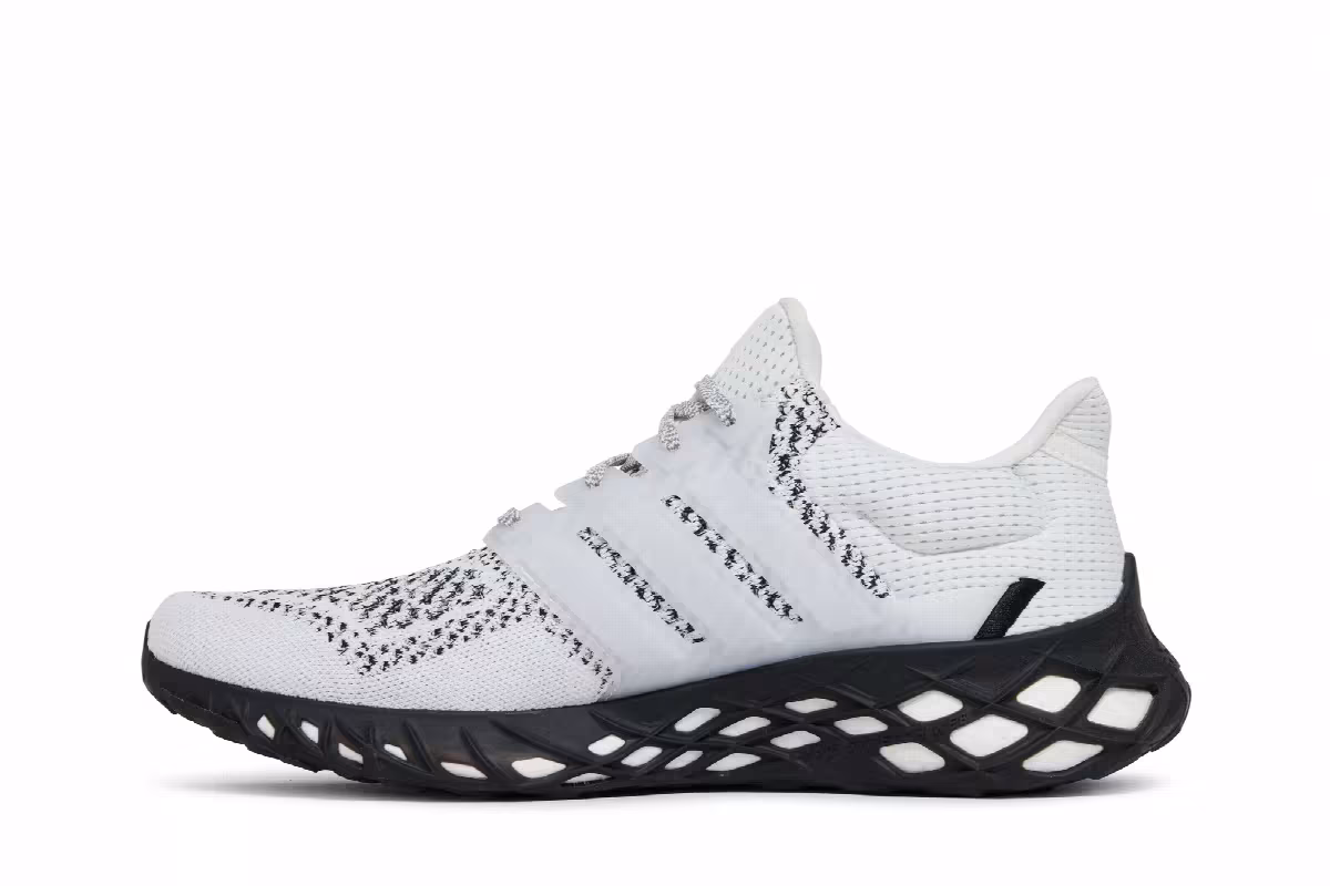 Adidas UltraBoost Web DNA White Black, view 4