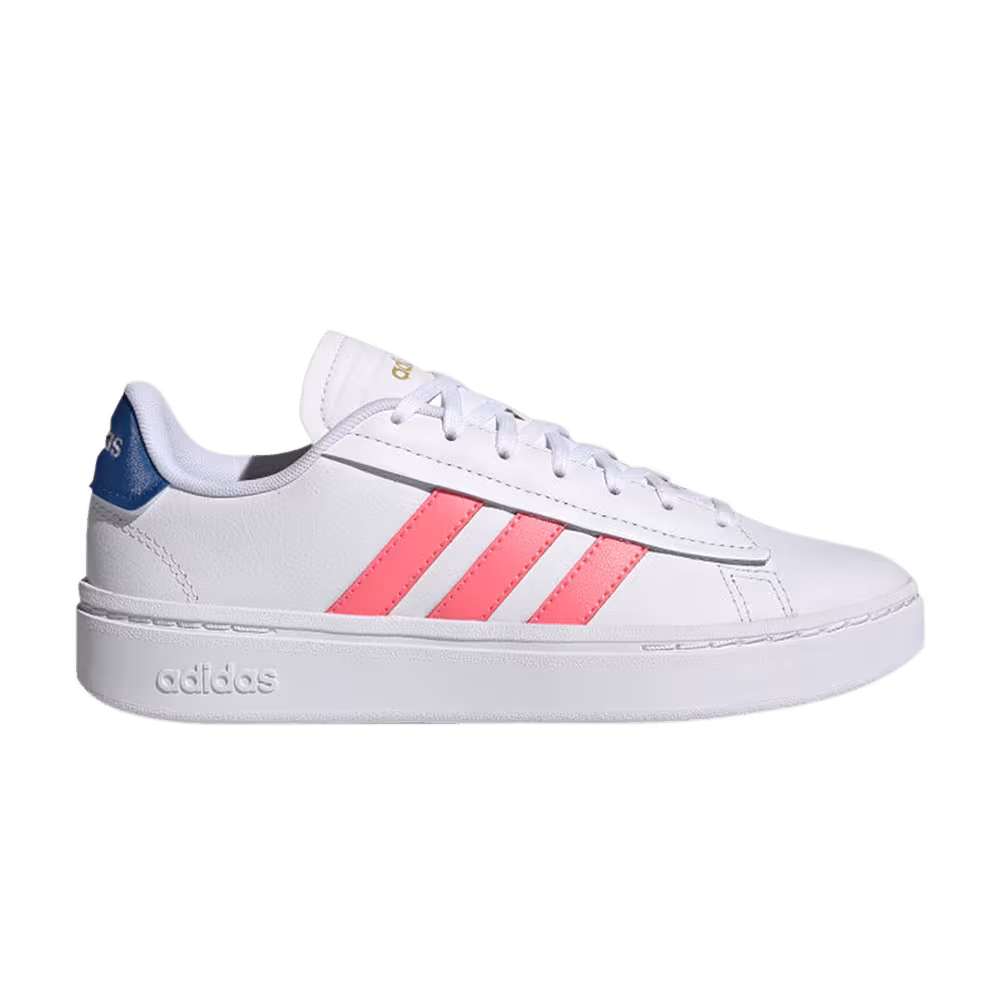Adidas Women's Grand Court Alpha White Acid Red