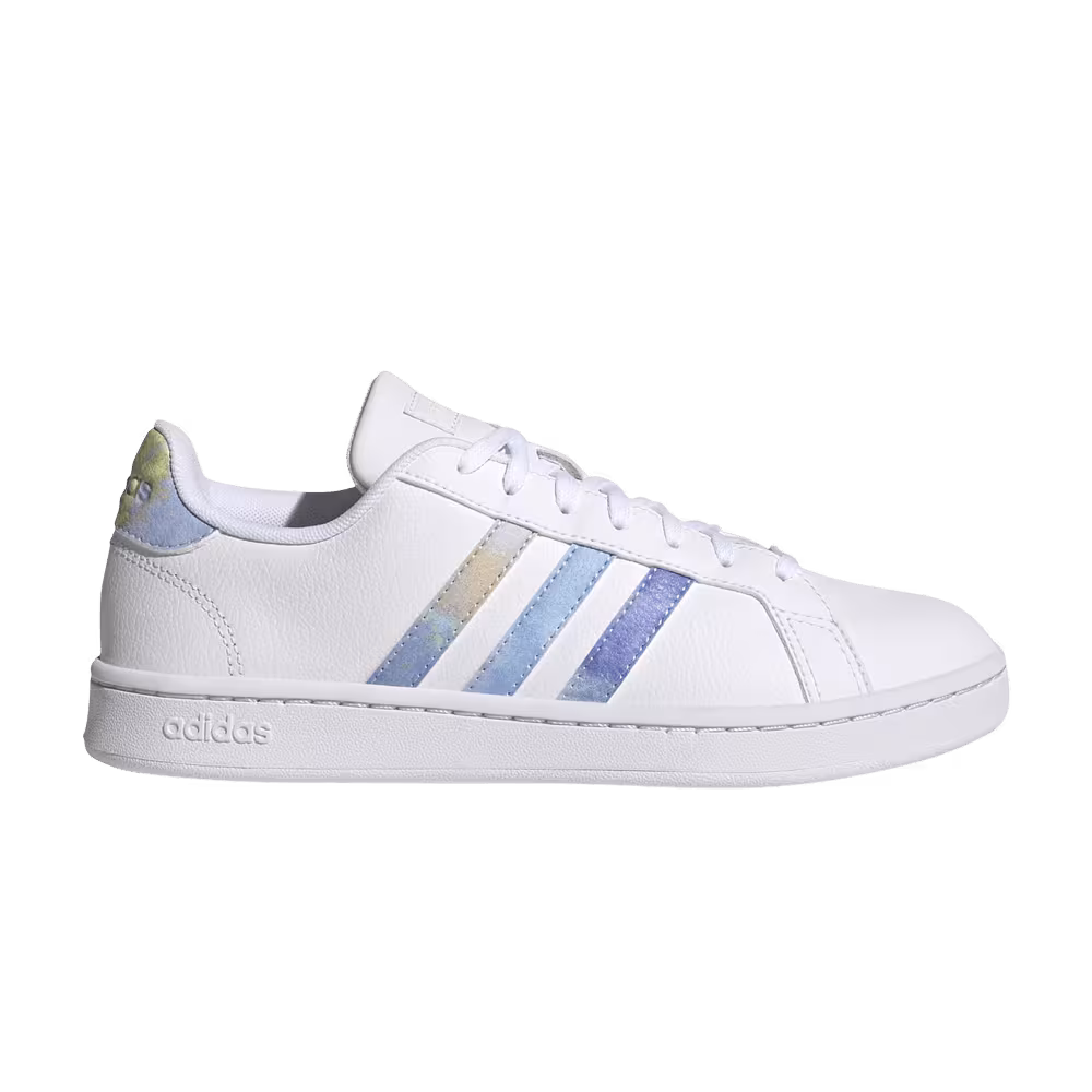 Adidas Women's Grand Court Cloudfoam White Almost Lime