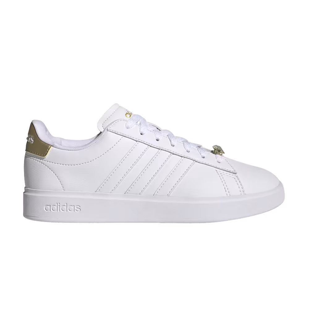 Adidas Women's Grand Court Cloudfoam White Gold Metallic