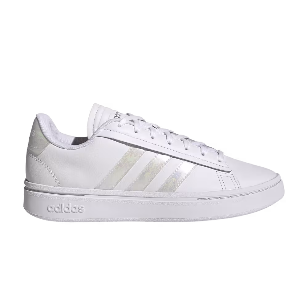 Adidas Women's Grand Court Alpha White Silver Metallic