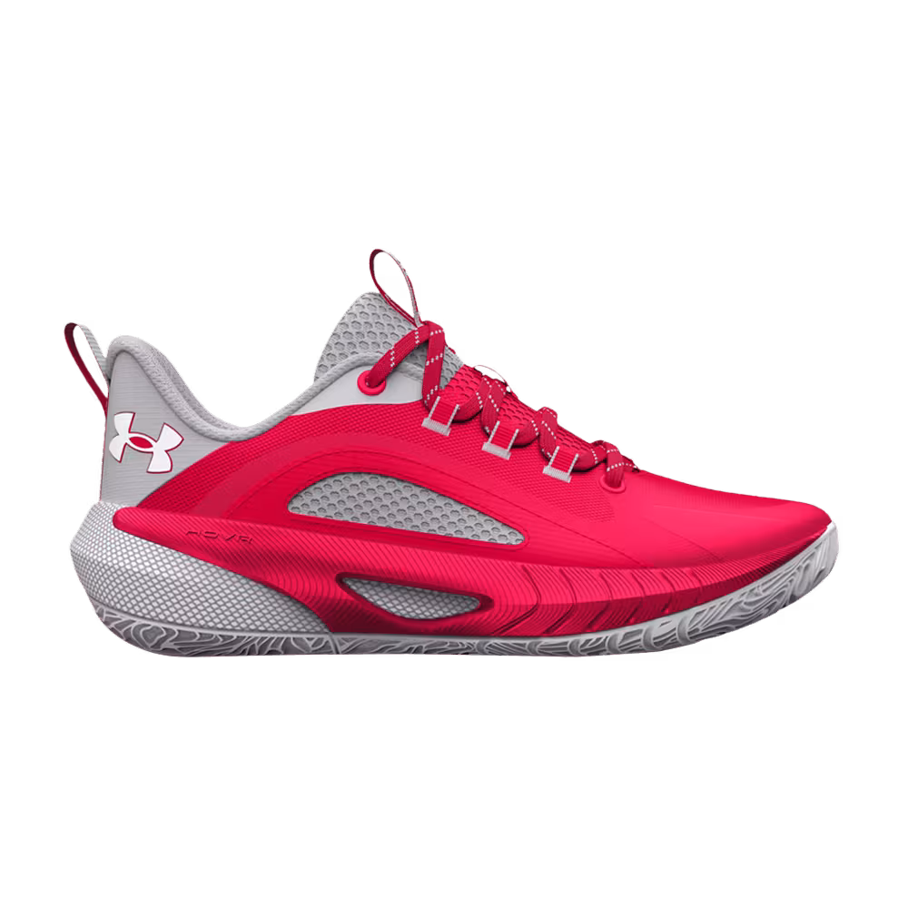 Under Armour Women's HOVR Ascent 2 Red Halo Grey