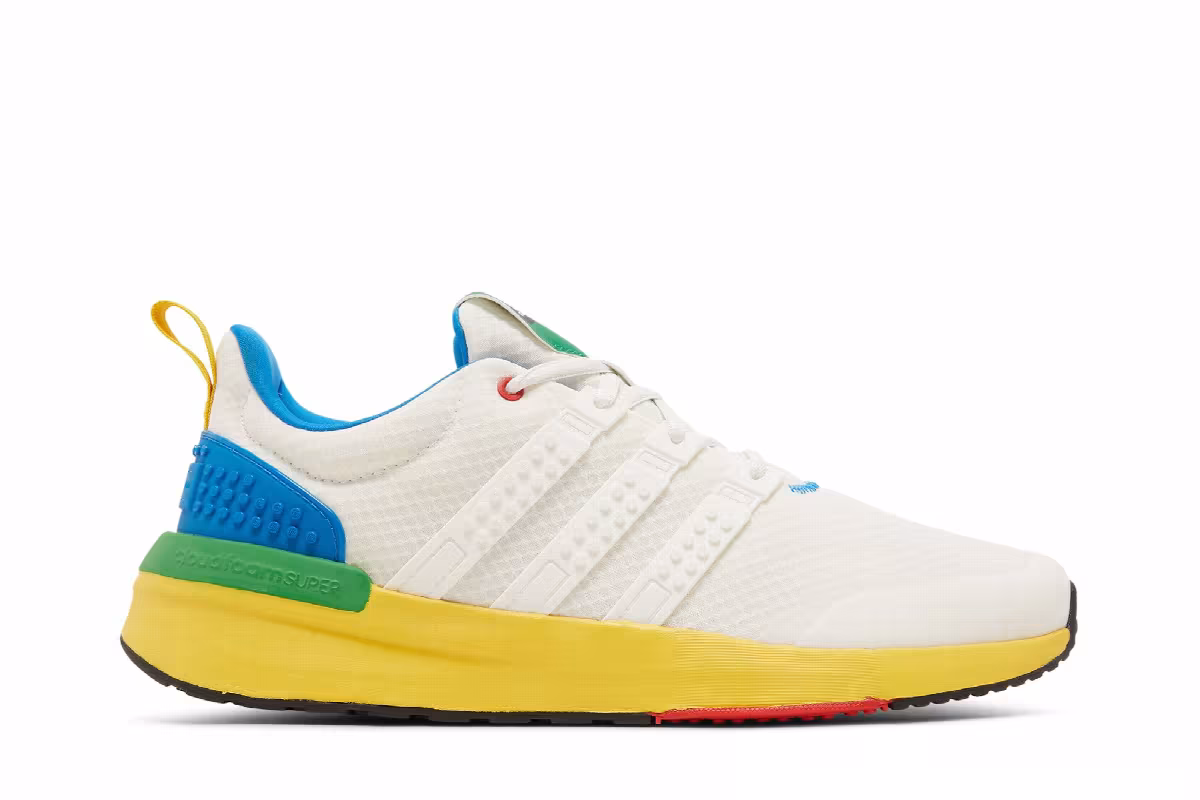 LEGO x adidas Racer TR21 White Eqt Yellow, view 2