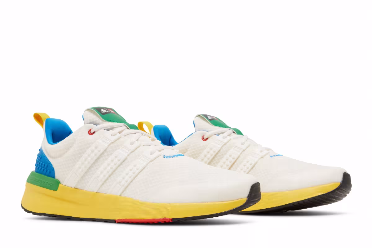 LEGO x adidas Racer TR21 White Eqt Yellow, view 9