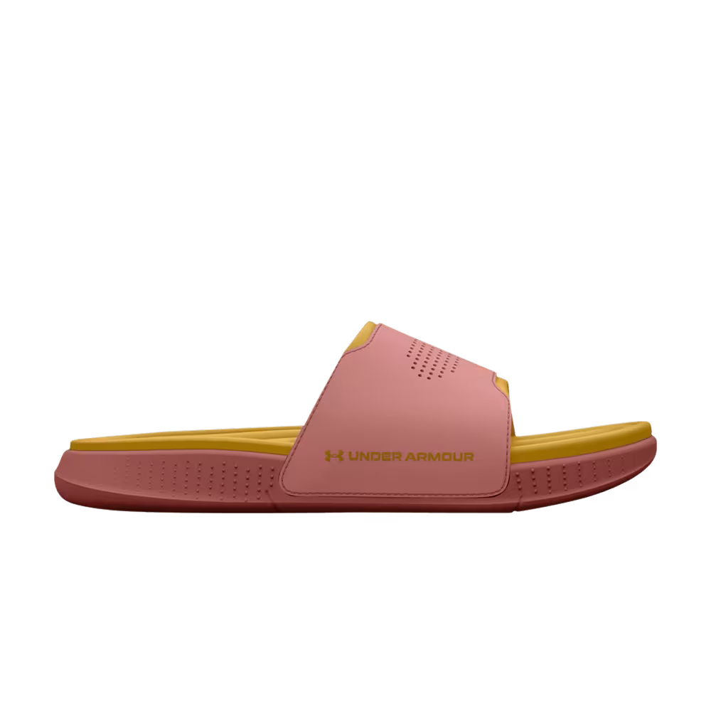Under Armour Ansa Elevate Slide Red Fusion Gilded Yellow
