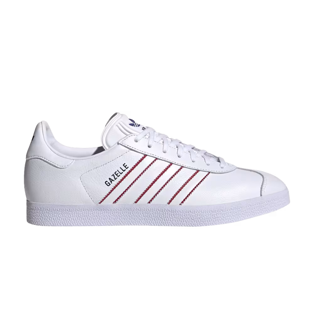 Adidas Gazelle White Team Power Red