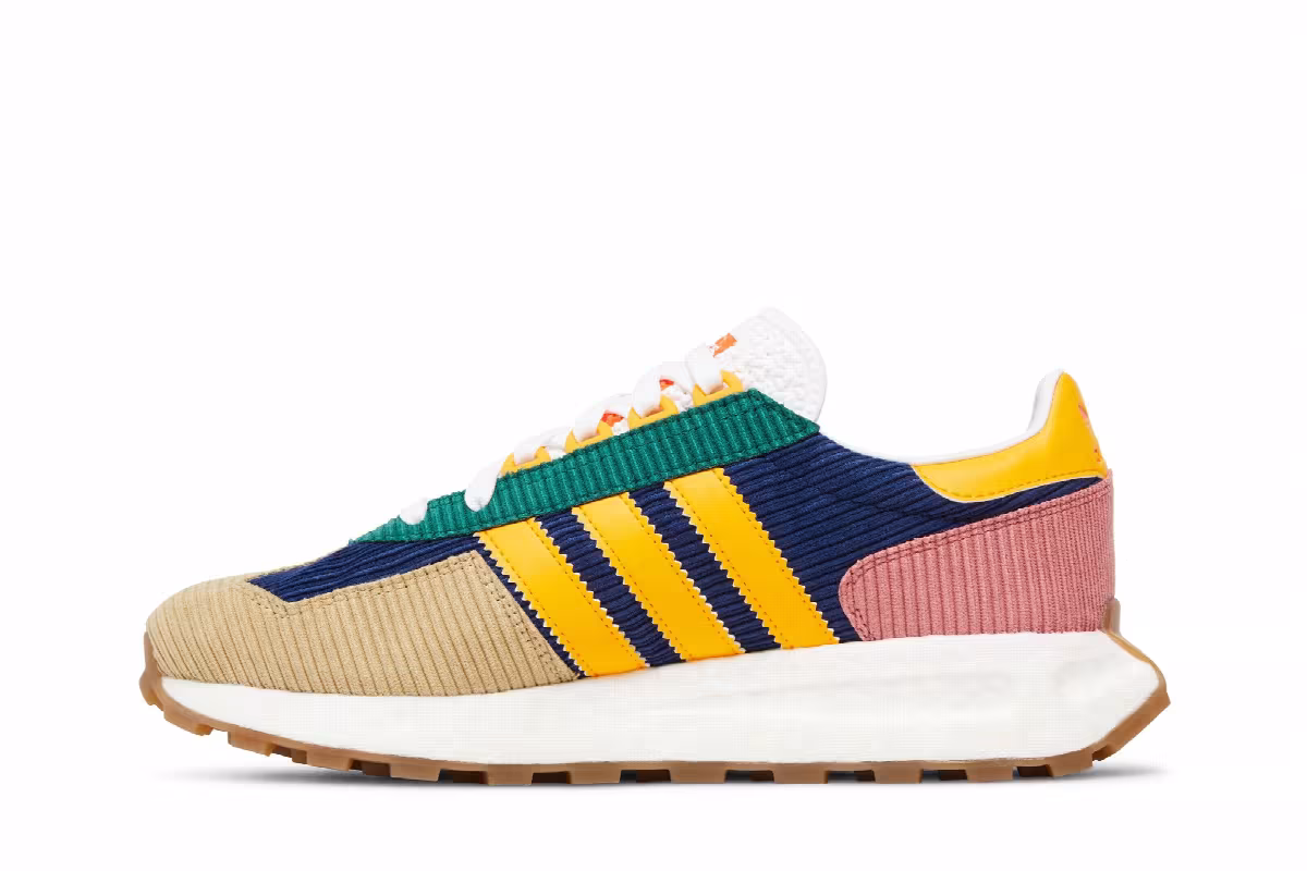 Adidas Retropy E5 Dark Blue Collegiate Gold, view 4