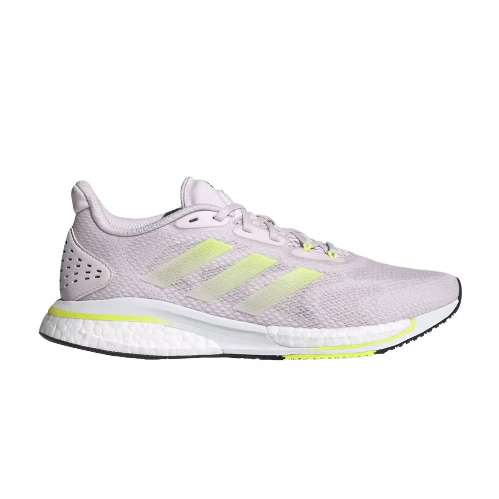 Adidas Women's Supernova+ Climacool Almost Pink Solar Yellow