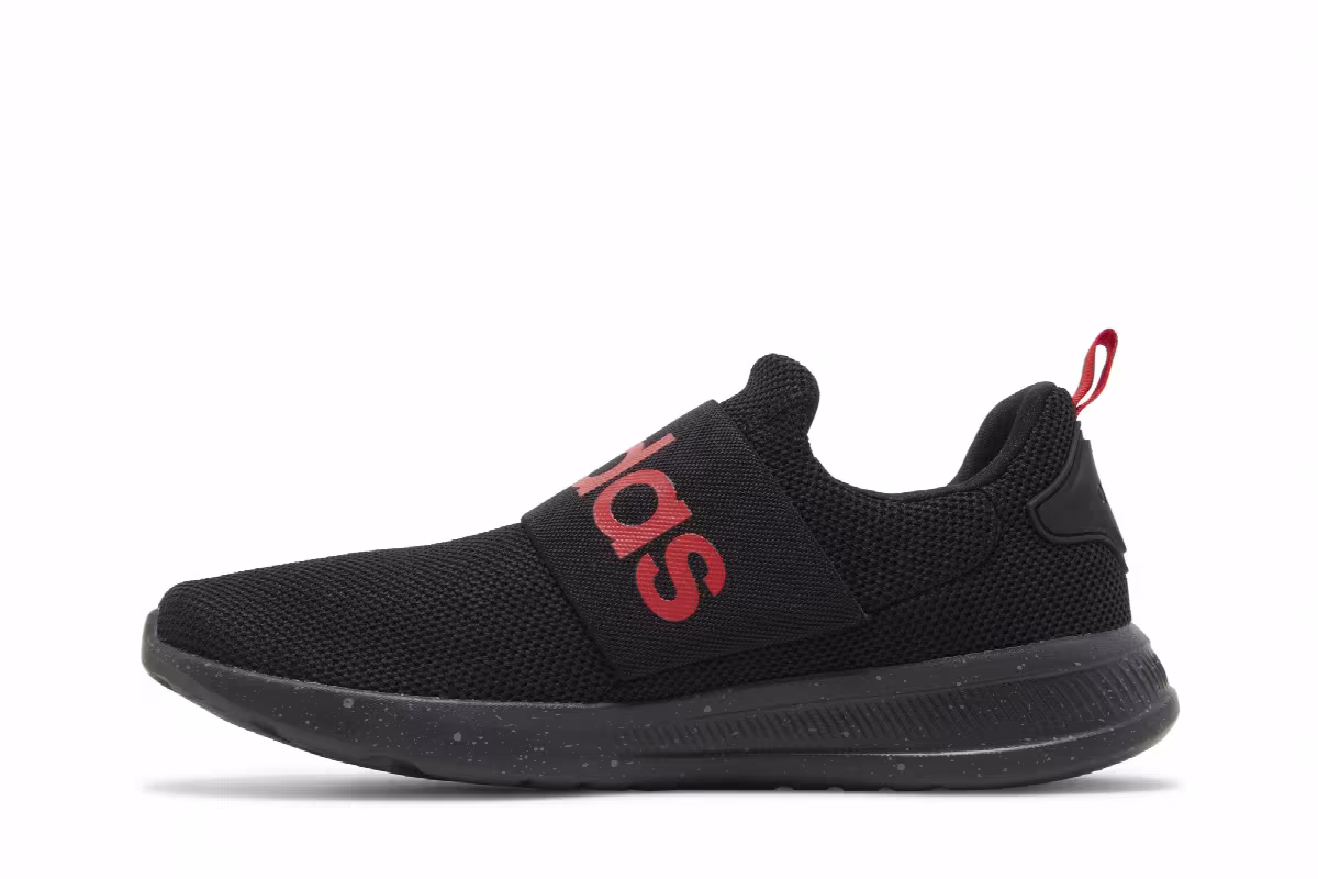 Adidas Lite Racer Adapt 4.0 Black Vivid Red, view 4