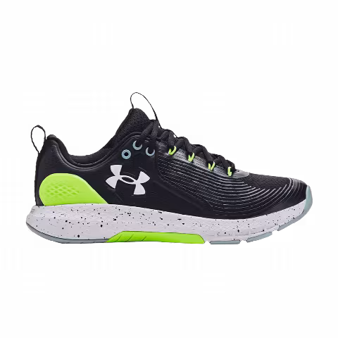 Under Armour Charged Commit TR 3 4E Wide 'Black Lime Surge'