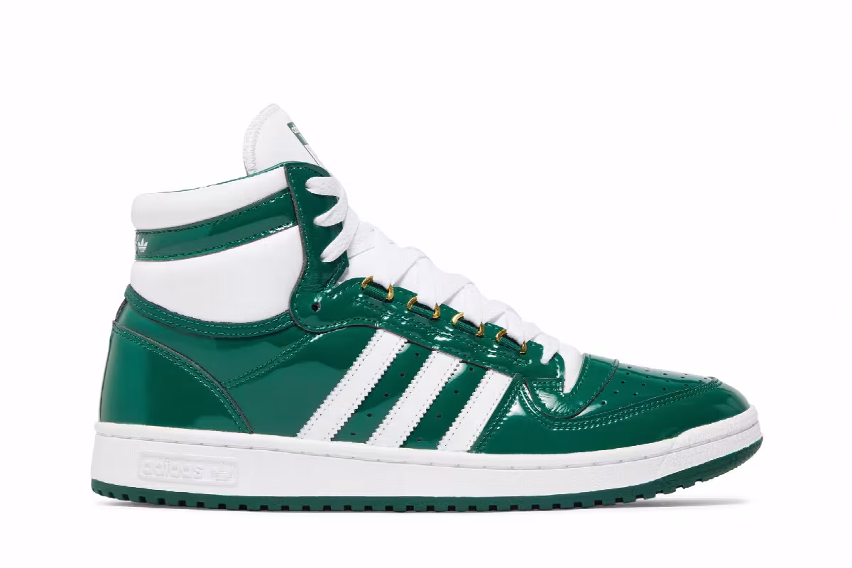 adidas Top Ten RB Dark Green Patent, view 2