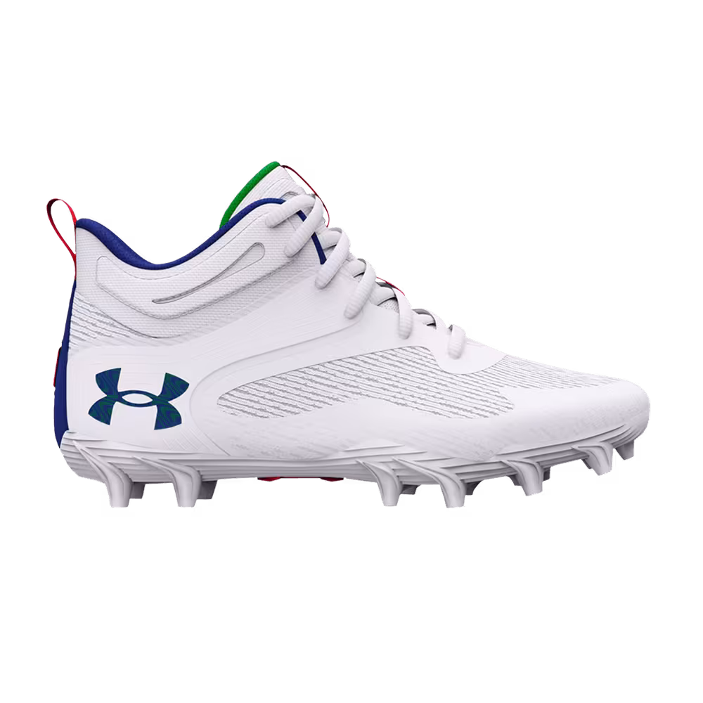 Under Armour Command Mid MC GS White Royal