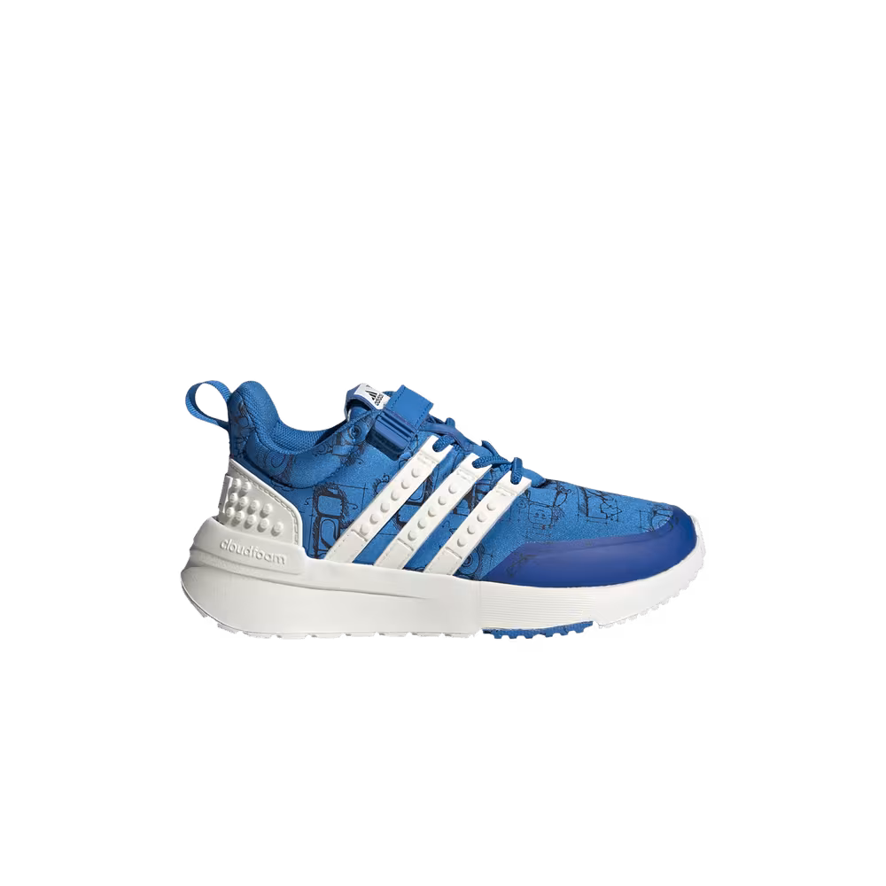 LEGO x adidas Racer TR Little Kid Shock Blue Off White