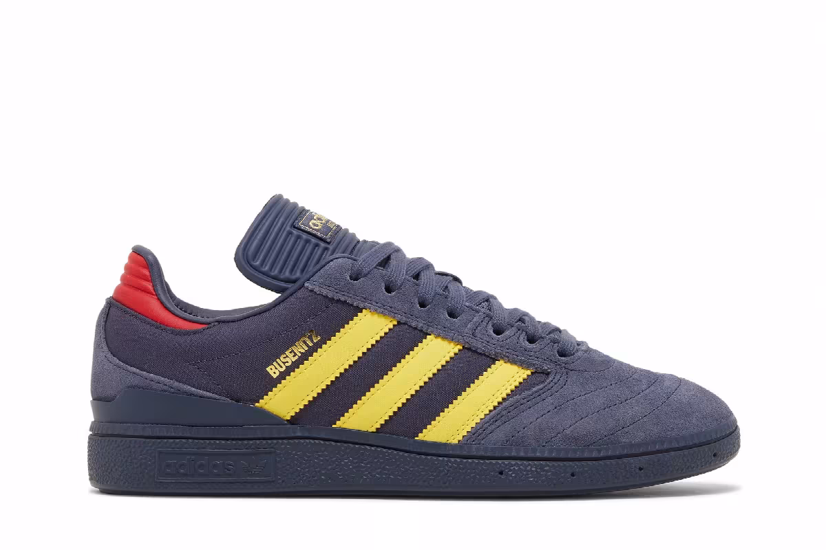 Adidas Busenitz Shadow Navy Impact Yellow, view 2
