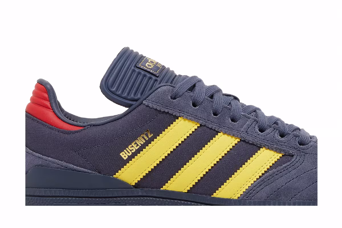 Adidas Busenitz Shadow Navy Impact Yellow, view 3
