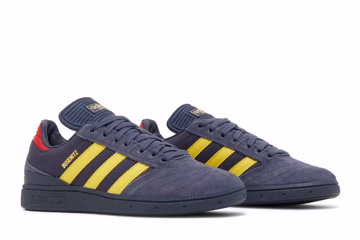 Adidas Busenitz Shadow Navy Impact Yellow, view 9