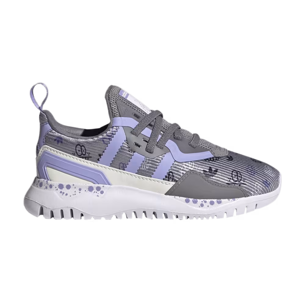Kevin Lyons x adidas Originals Flex J Grey Light Purple