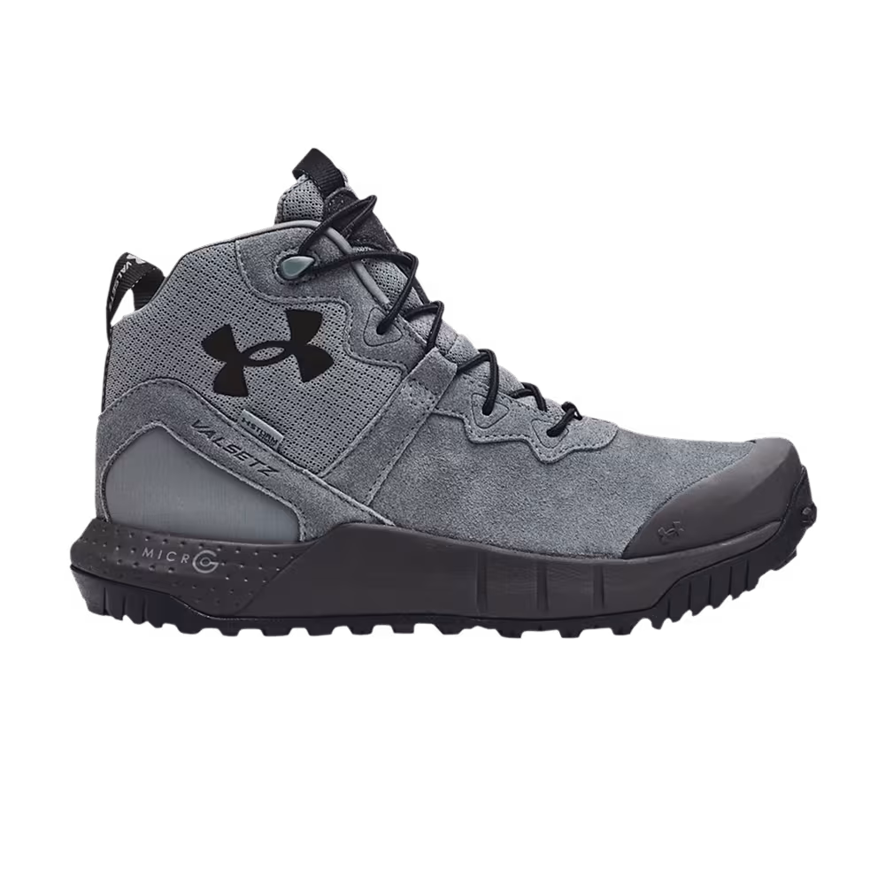 Under Armour Micro G Valsetz Mid Leather Gravel