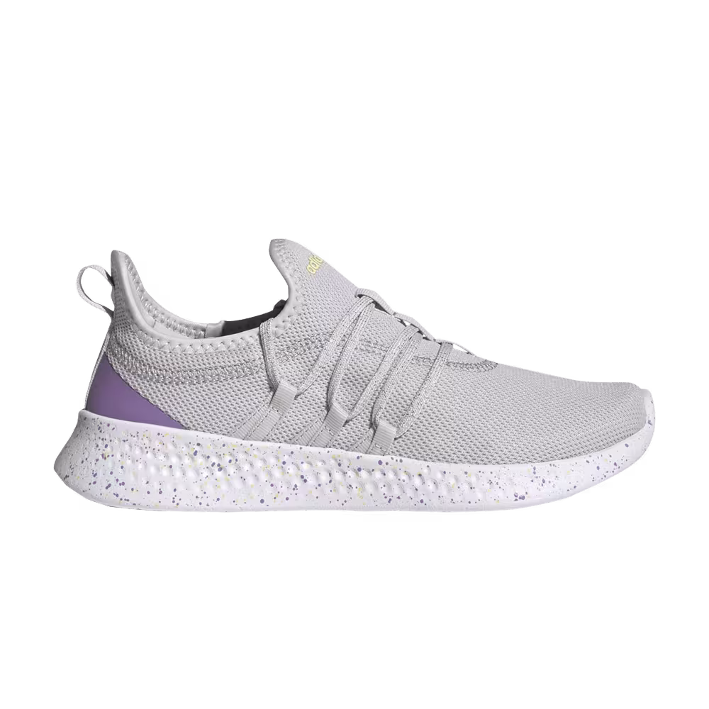 Adidas Women's Puremotion Adapt 2.0 Grey Purple Yellow Speckled