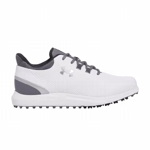 Under Armour Drive Medal Spikeless Wide 'White Titan Grey'