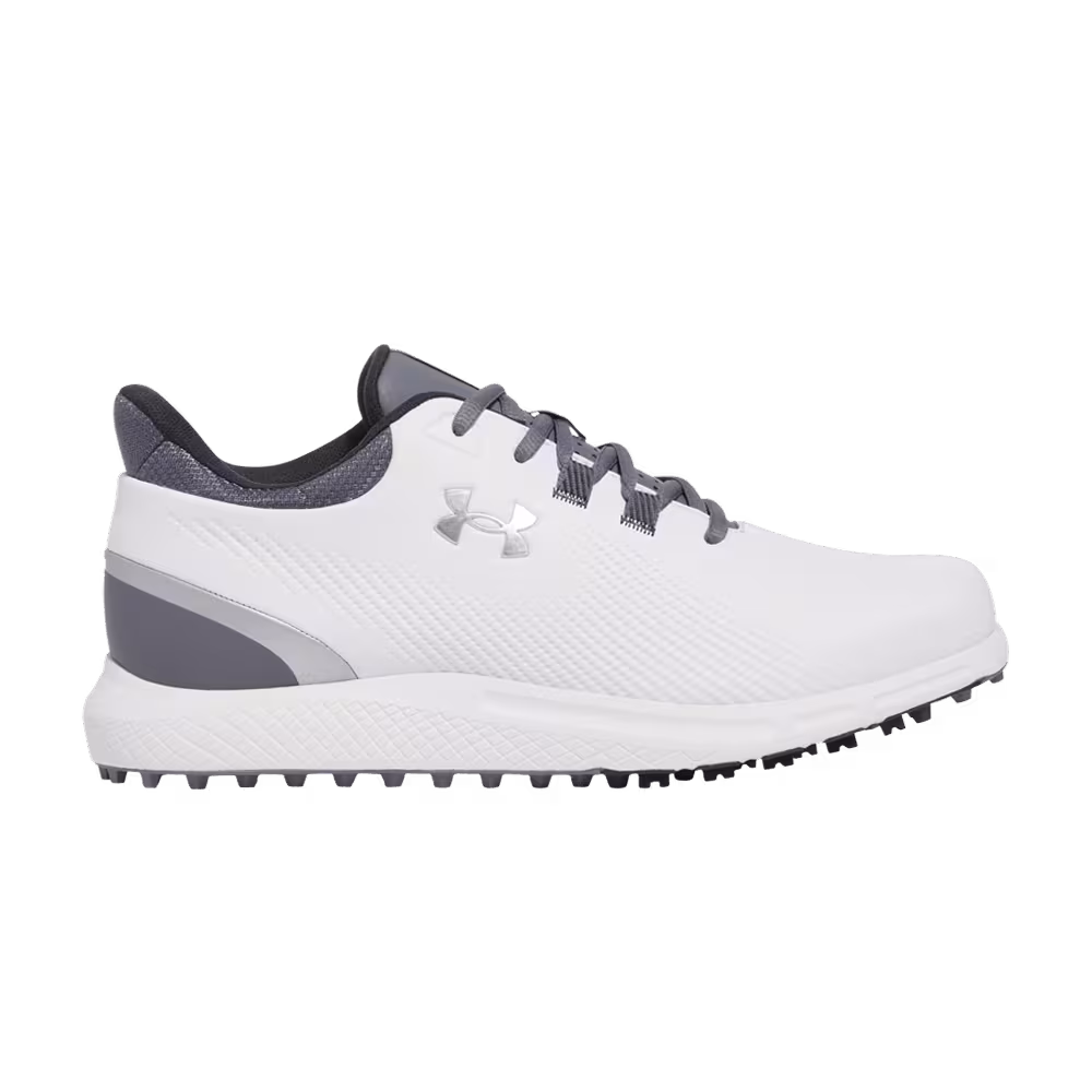 Under Armour Drive Medal Spikeless Wide White Titan Grey