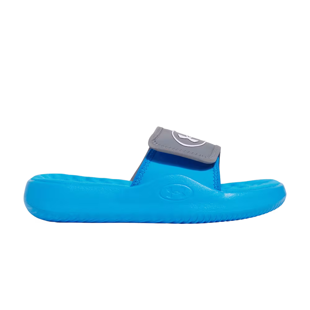 Under Armour Ignite Pro 8 Slide GS Electric Blue Titan Grey