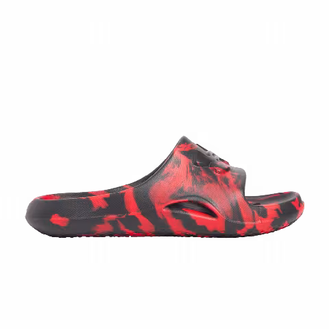 Under Armour Locker 5 Slide GS 'Black Red Camo'