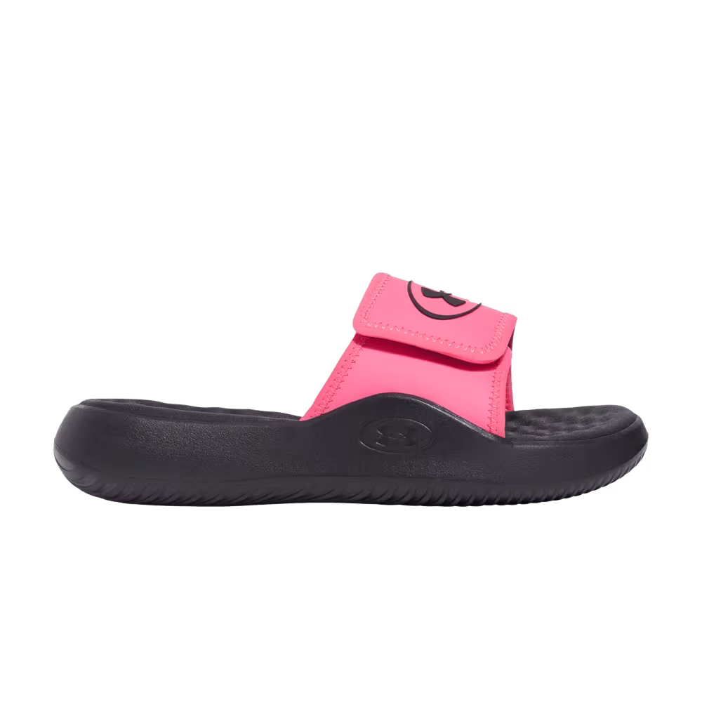 Under Armour Women's Ignite Pro 8 Slide Super Pink Black