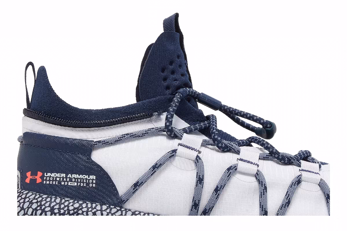 Under Armour HOVR Summit Fat Tire Cuff White Academy, view 3