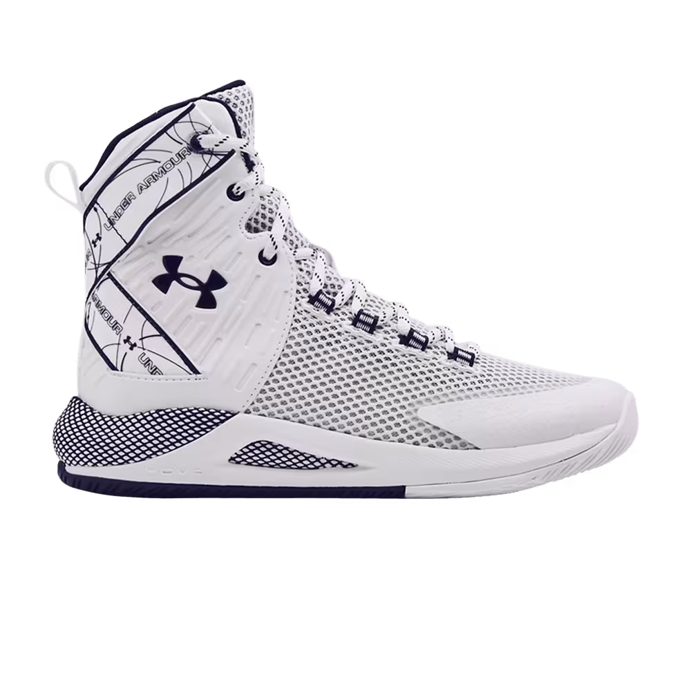 Under Armour Women's HOVR Highlight Ace White Midnight Navy