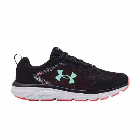 Under Armour Wmns Charged Assert 9 'Paint Splatter - Black Tile Blue'