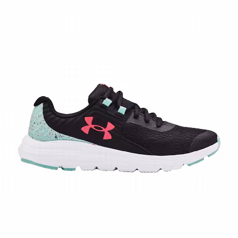 Under Armour Outhustle Print GS 'Black White'