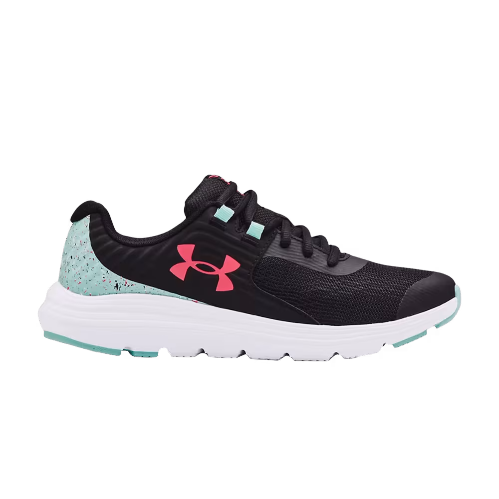 Under Armour Outhustle Print GS Black White